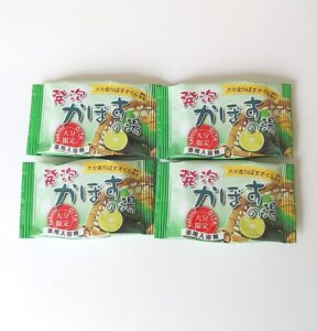 発泡入浴剤 かぼす 4包セット