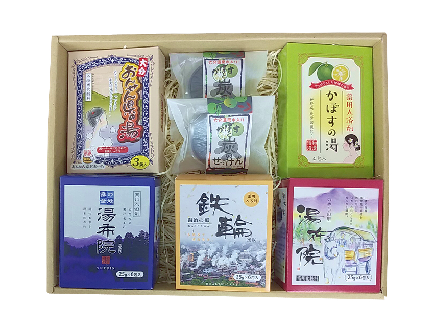 大分限定ギフトセット (大分の入浴剤と石鹸) 【医薬部外品/浴用化粧料/石鹸】
