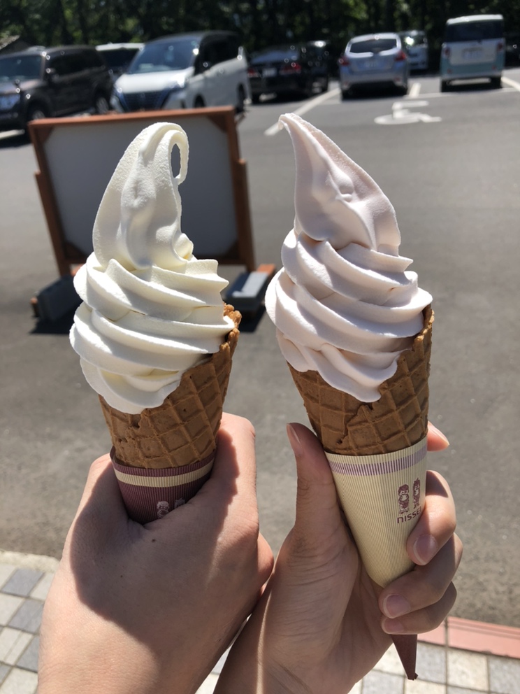 志高湖 ソフトクリーム