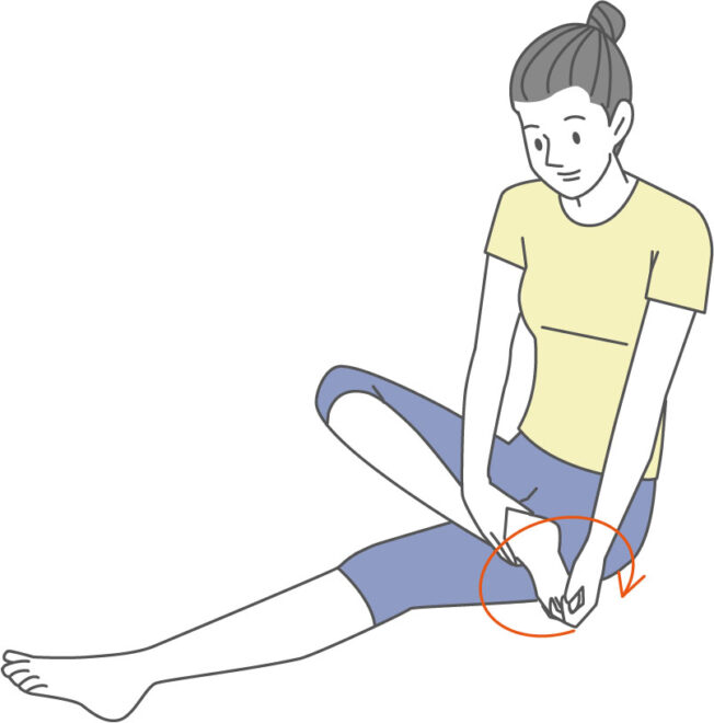 足首　ストレッチ