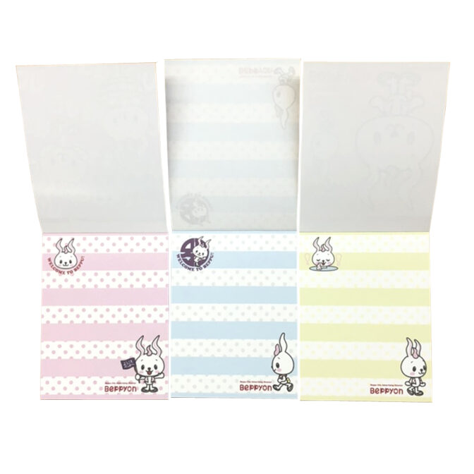 べっぴょん ３Ｐメモ　柄