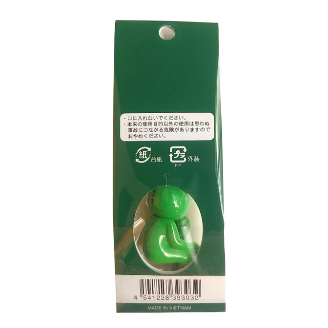 考えるかぼすストラップ背面