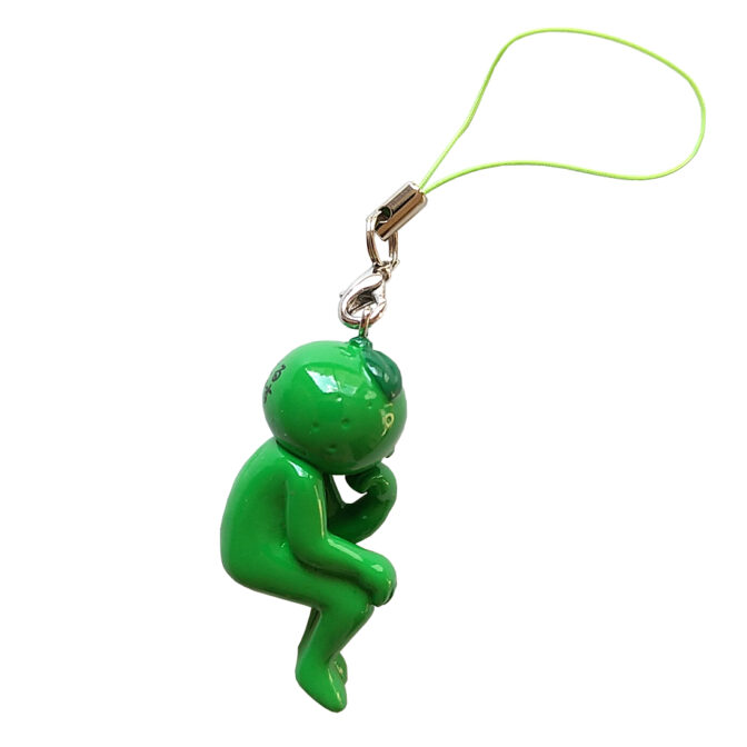 考えるかぼすストラップ