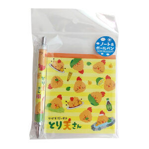 とり天さんメモ帳&ボールペン