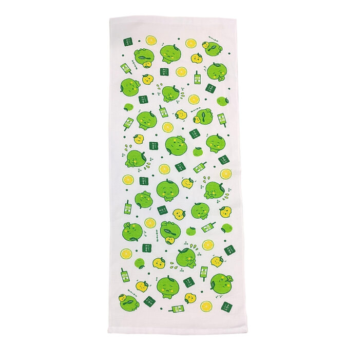 まんまるかぼす手拭タオル