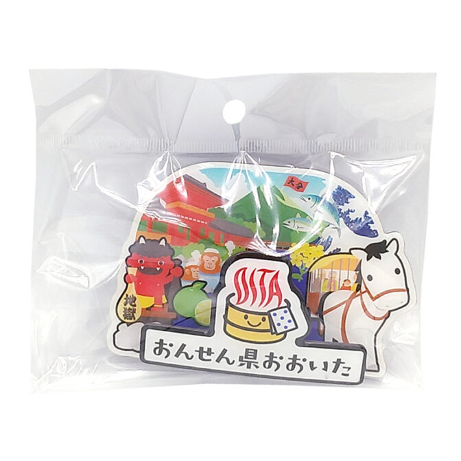 おんせん県おおいたクリップマグネット
