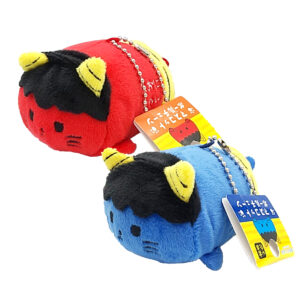 赤おににゃん青鬼にゃんマスコットBC