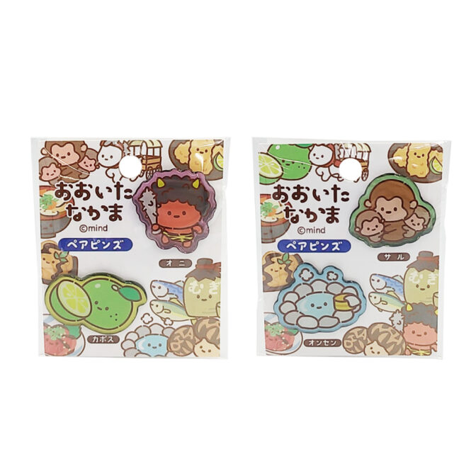 おおいたなかまペアピンズ